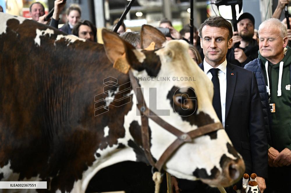 Agricultural Fair Opening By President Macron - Paris