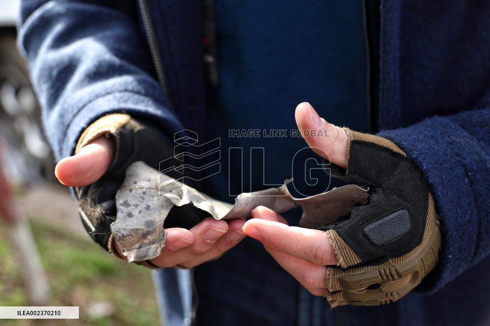 Aftermath of Russian overnight drone attack on Odesa