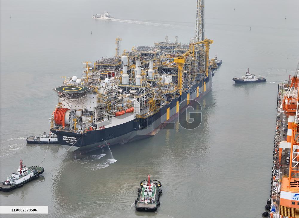 Marechal Duque de Caxias Sets Sail From Yantai