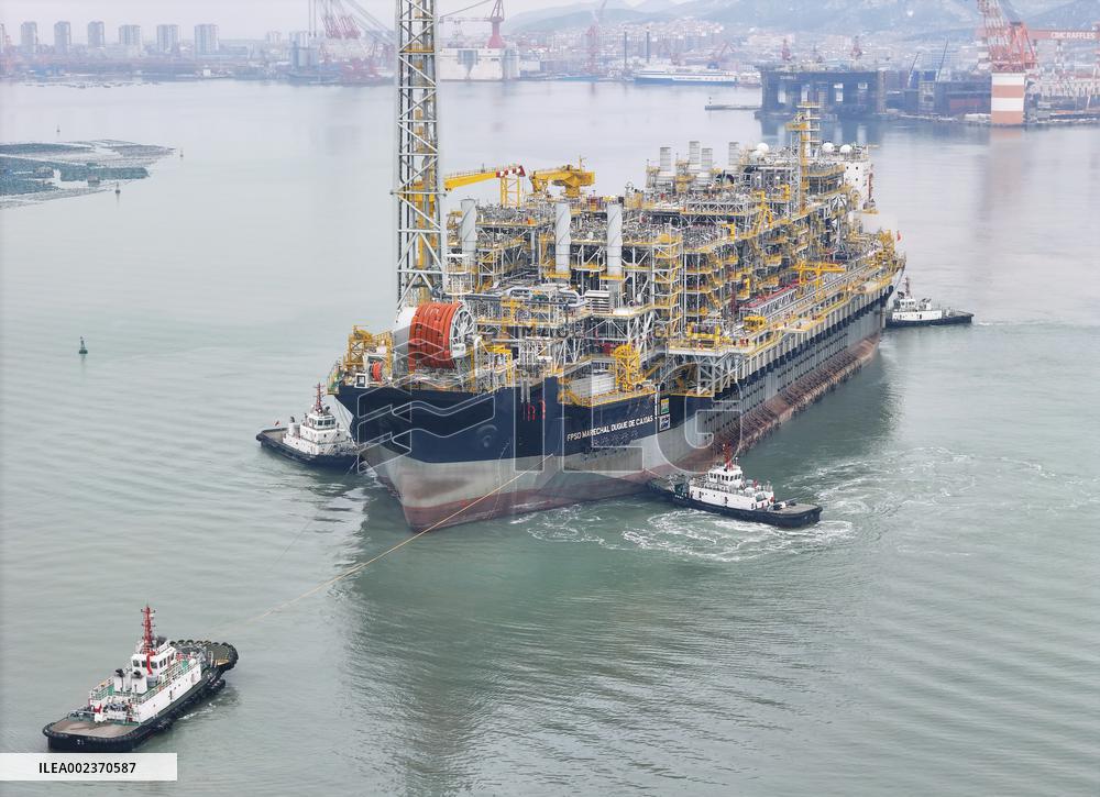 Marechal Duque de Caxias Sets Sail From Yantai