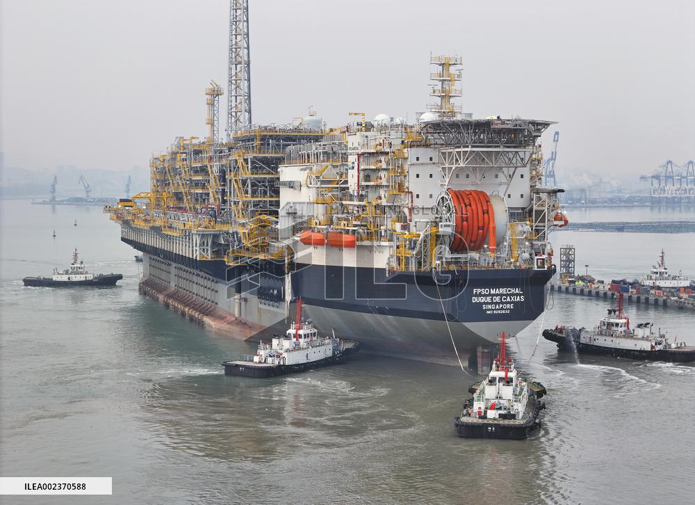 Marechal Duque de Caxias Sets Sail From Yantai