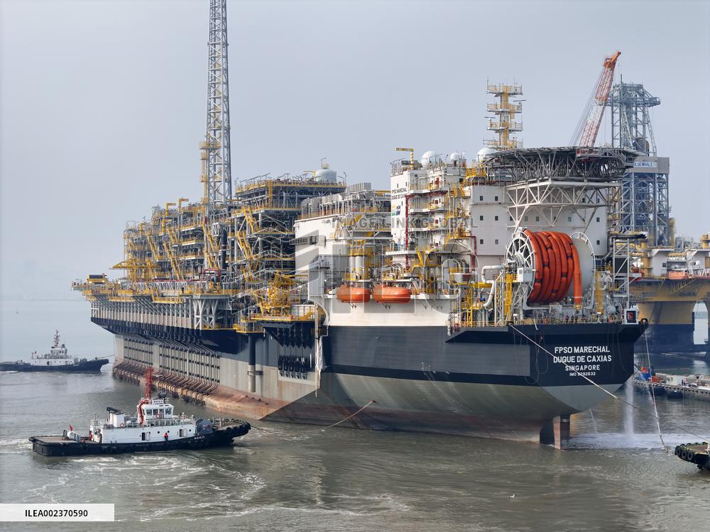 Marechal Duque de Caxias Sets Sail From Yantai