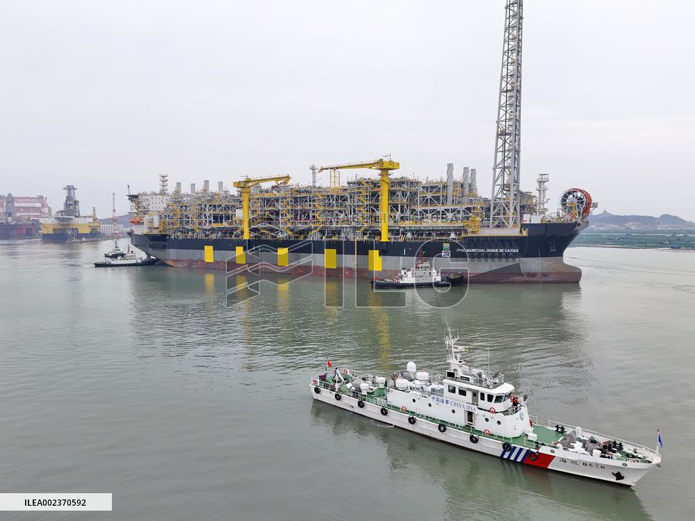 Marechal Duque de Caxias Sets Sail From Yantai