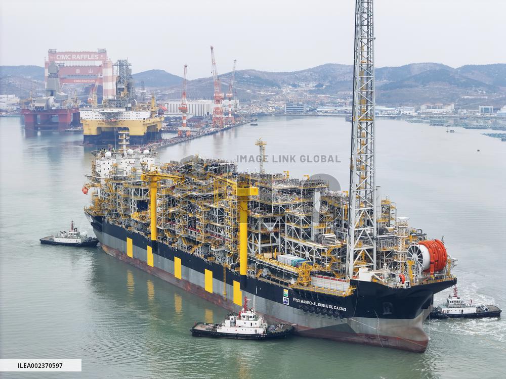 Marechal Duque de Caxias Sets Sail From Yantai