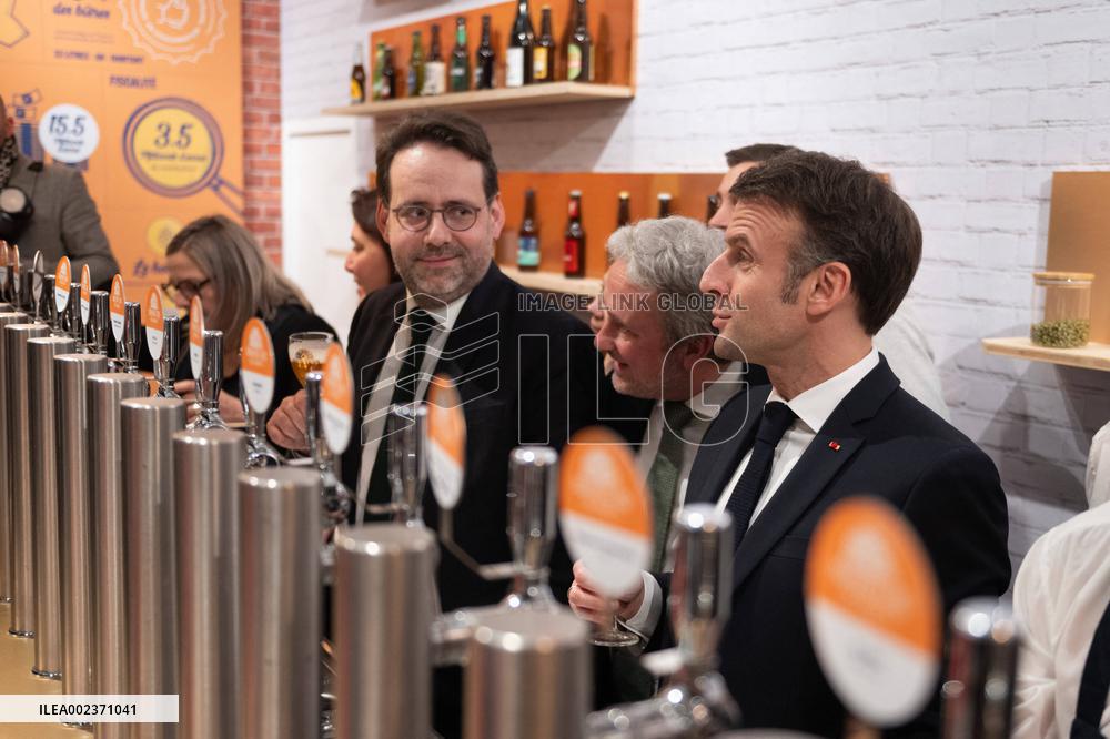 President Macron Visits Agriculture Fair - Paris