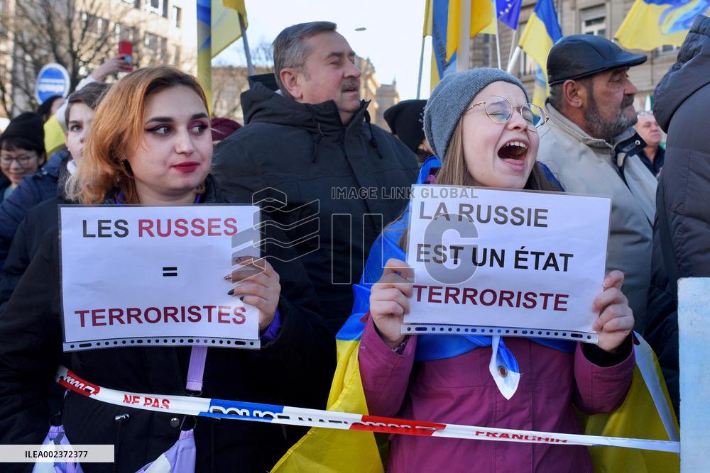 Rally For Ukraine - Strasbourg