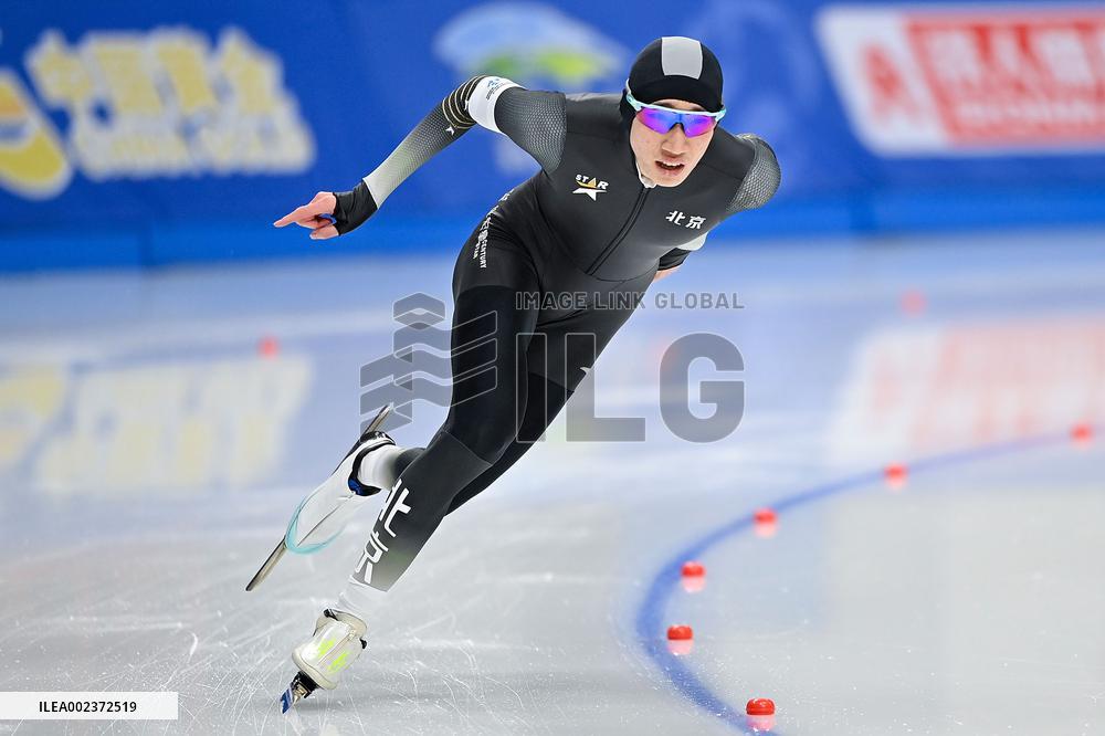 (SP)CHINA-INNER MONGOLIA-HULUN BUIR-14TH NATIONAL WINTER GAMES-SPEEDSKATING (CN)