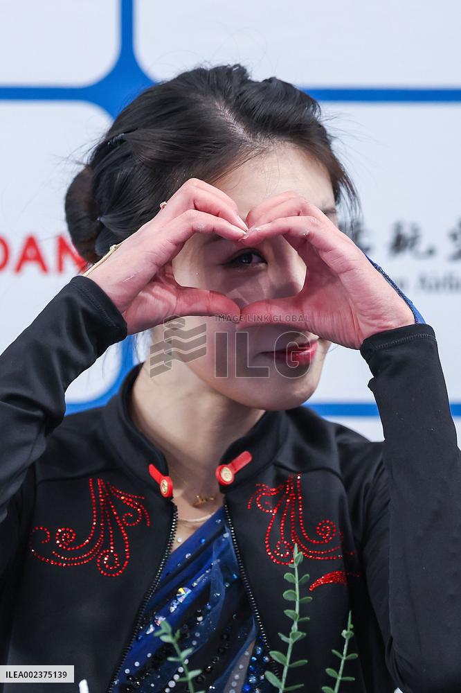(SP)CHINA-INNER MONGOLIA-HULUN BUIR-14TH NATIONAL WINTER GAMES-FIGURE SKATING-WOMEN-FREE SKATING (CN)