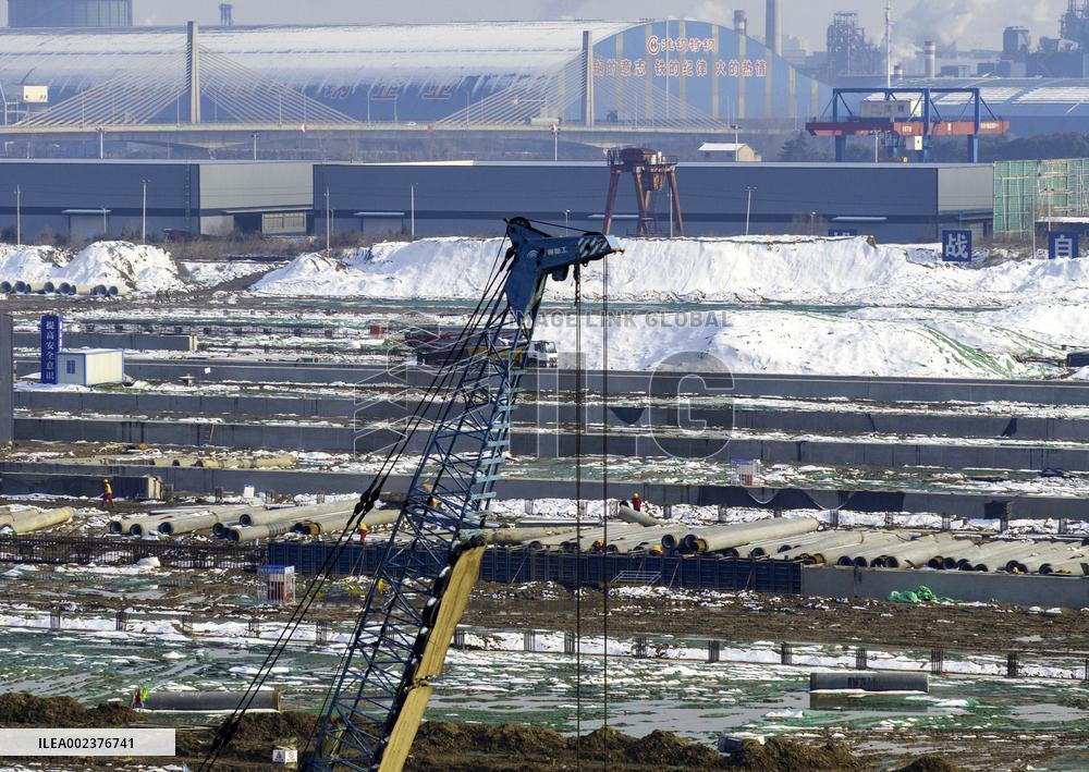 An Automated Wharf Construction in Huai'an