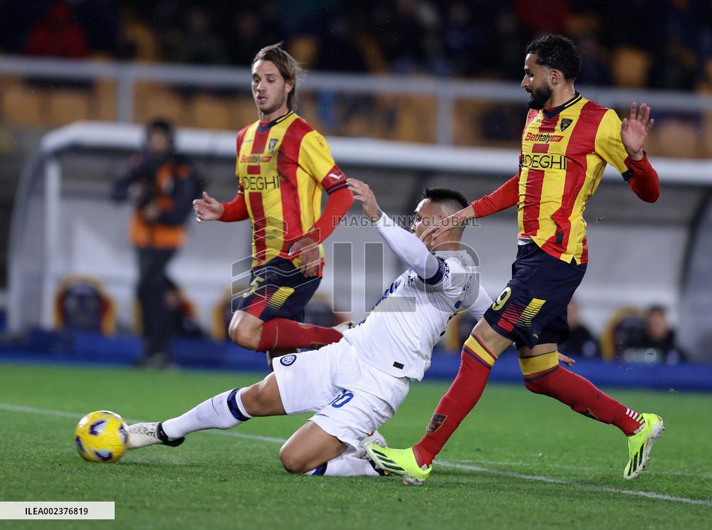 (SP)ITALY-LECCE-FOOTBALL-SERIE A-LECCE VS INTER