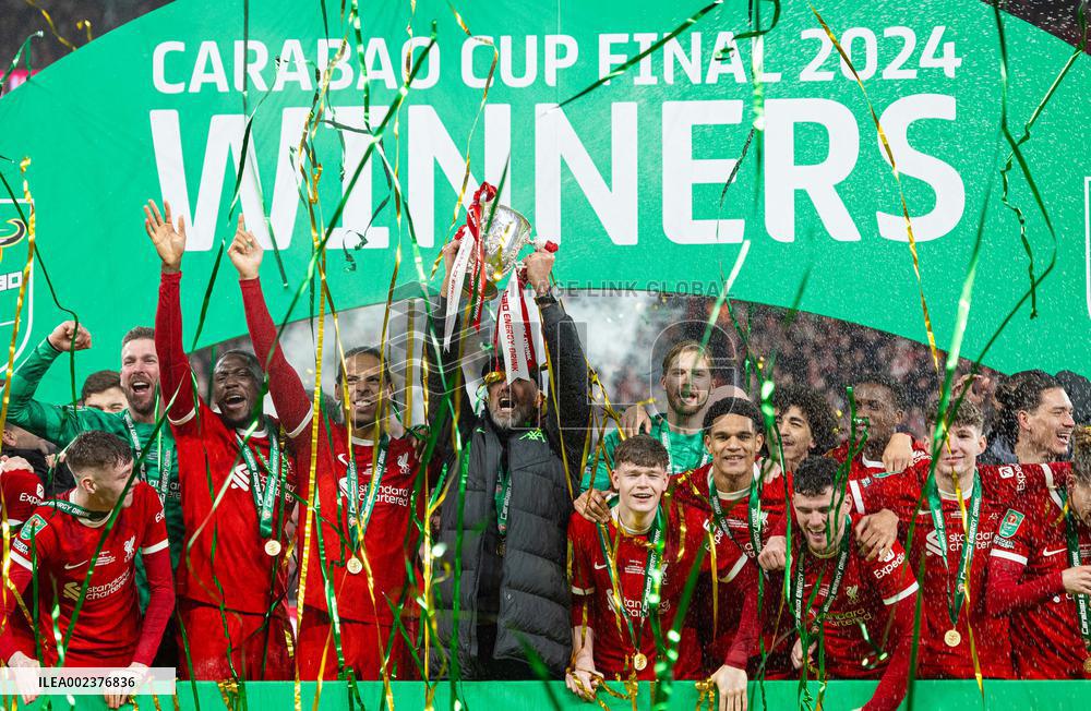 (SP)BRITAIN-LONDON-FOOTBALL-ENGLISH LEAGUE CUP-FINAL-CHELSEA VS LIVERPOOL