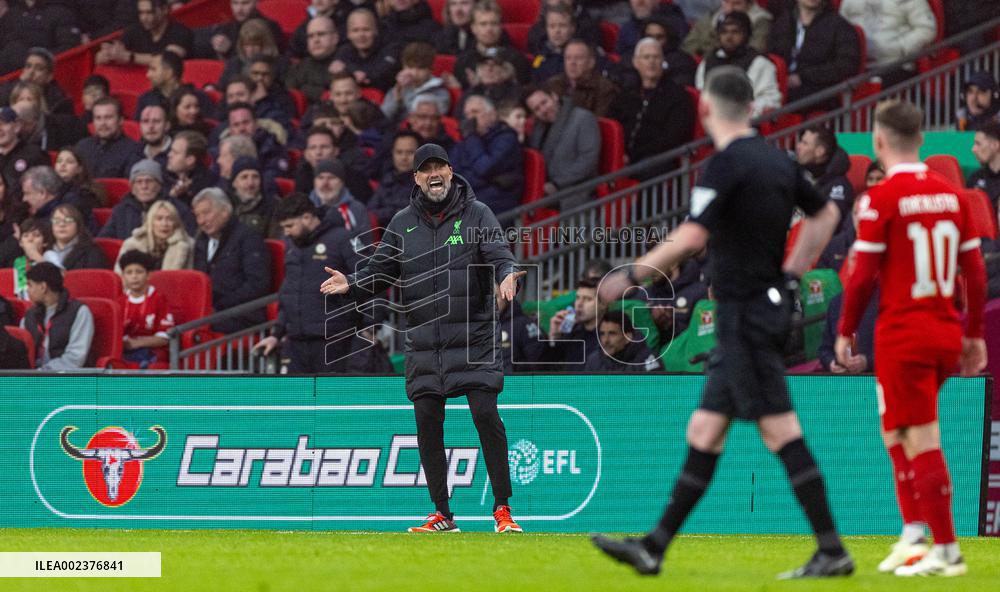 (SP)BRITAIN-LONDON-FOOTBALL-ENGLISH LEAGUE CUP-FINAL-CHELSEA VS LIVERPOOL