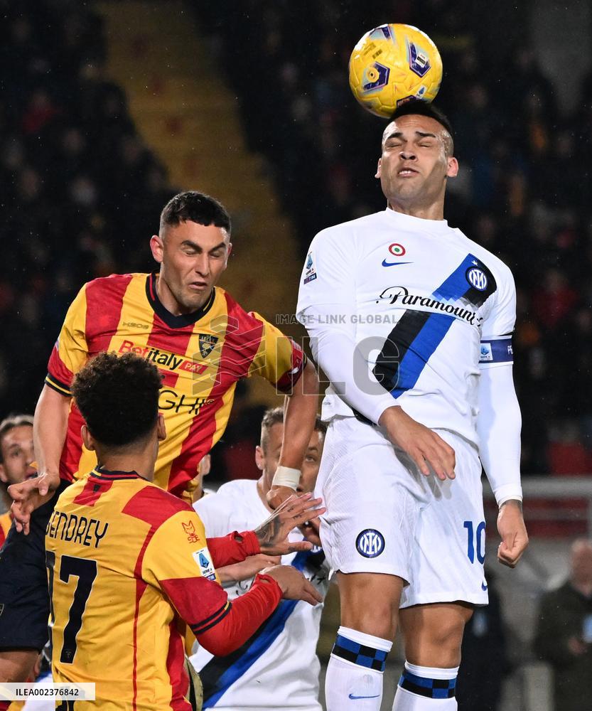 (SP)ITALY-LECCE-FOOTBALL-SERIE A-LECCE VS INTER