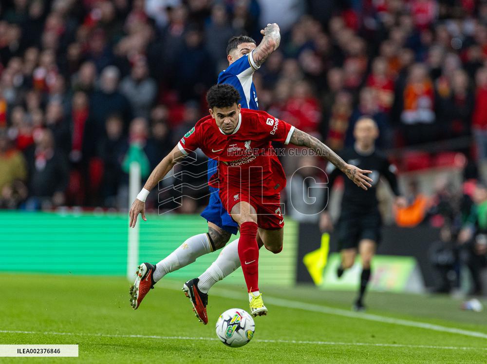 (SP)BRITAIN-LONDON-FOOTBALL-ENGLISH LEAGUE CUP-FINAL-CHELSEA VS LIVERPOOL