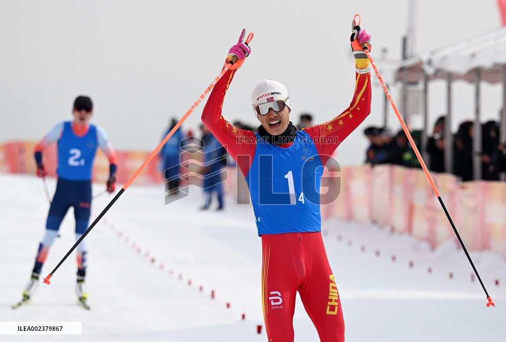 (SP)CHINA-INNER MONGOLIA-ULANQAB-14TH NATIONAL WINTER GAMES-CROSS COUNTRY-JUNIOR MEN 4X5KM RELAY (CN)