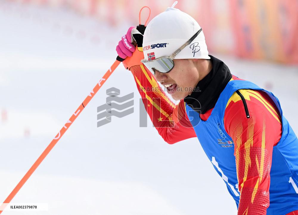(SP)CHINA-INNER MONGOLIA-ULANQAB-14TH NATIONAL WINTER GAMES-CROSS COUNTRY-JUNIOR MEN 4X5KM RELAY (CN)