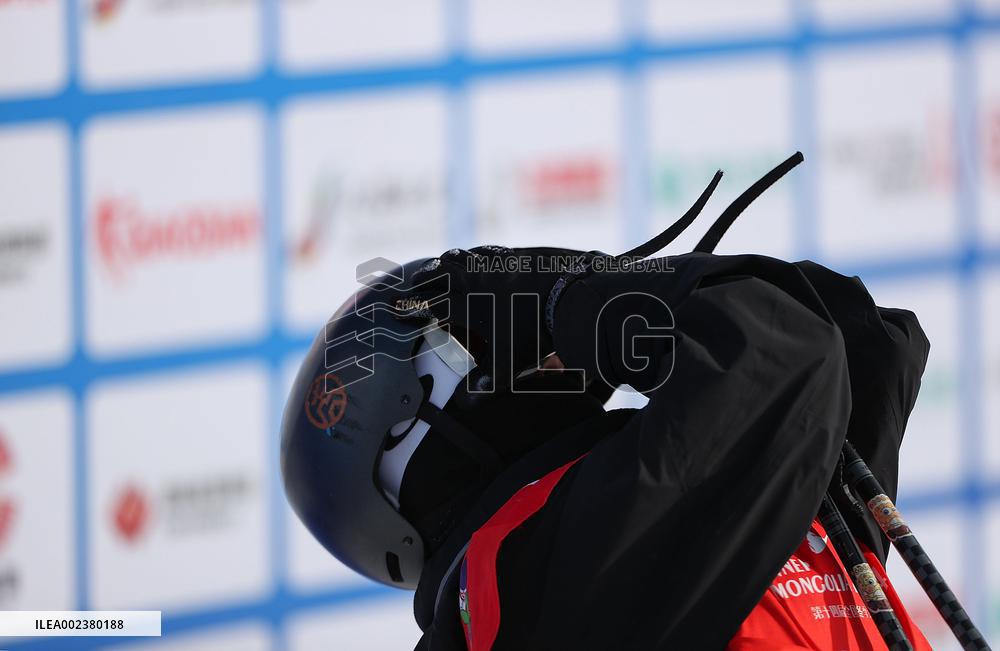 (SP)CHINA-INNER MONGOLIA-HULUN BUIR-14TH NATIONAL WINTER GAMES-FREESTYLE SKIING-HALFPIPE (CN)