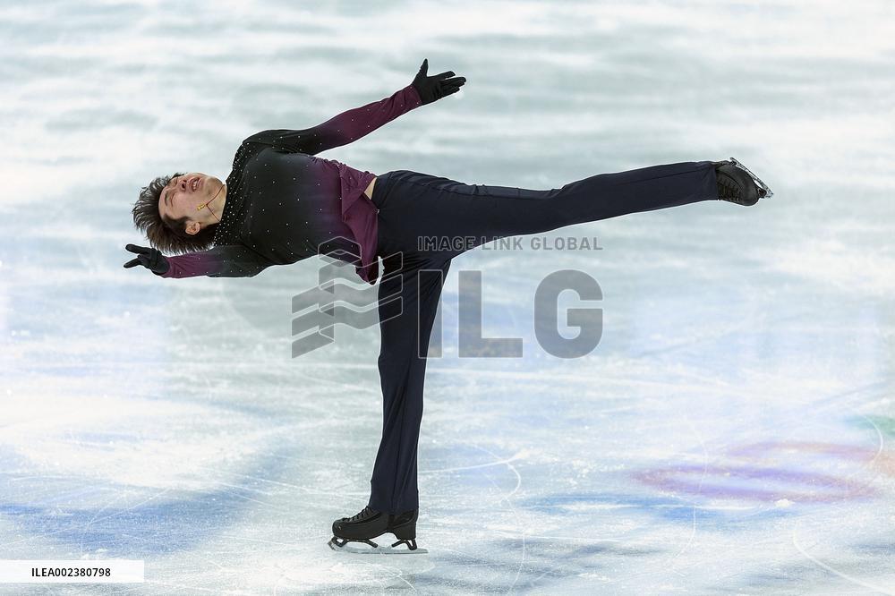 (SP)CHINA-INNER MONGOLIA-HULUN BUIR-14TH NATIONAL WINTER GAMES-FIGURE SKATING-MEN SINGLE (CN)