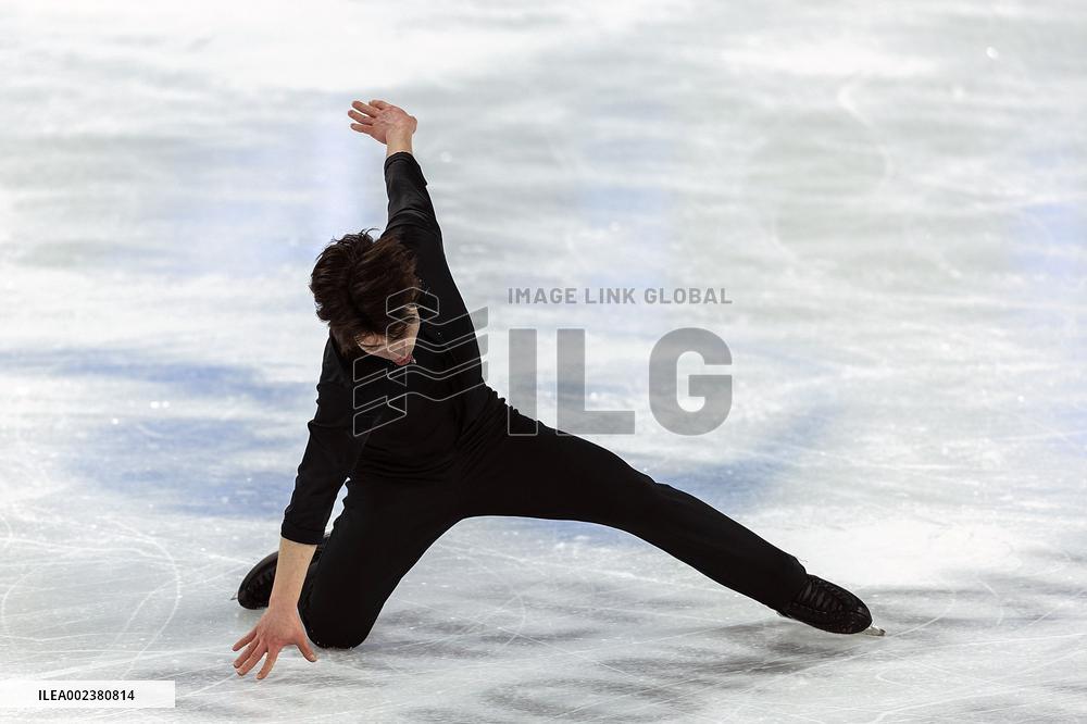 (SP)CHINA-INNER MONGOLIA-HULUN BUIR-14TH NATIONAL WINTER GAMES-FIGURE SKATING-MEN SINGLE (CN)
