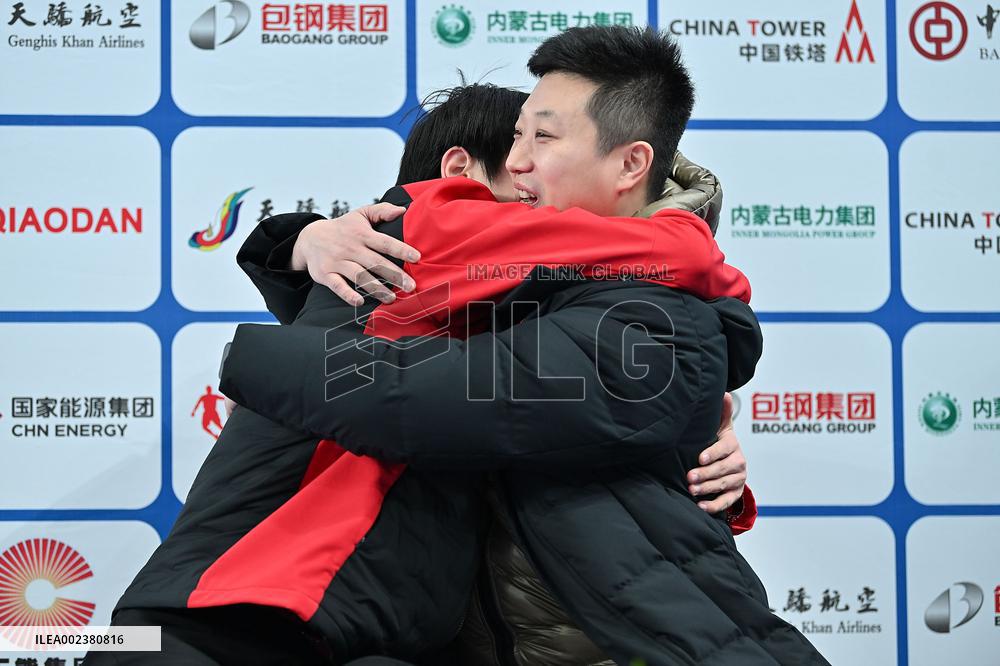 (SP)CHINA-INNER MONGOLIA-HULUN BUIR-14TH NATIONAL WINTER GAMES-FIGURE SKATING-MEN SINGLE (CN)