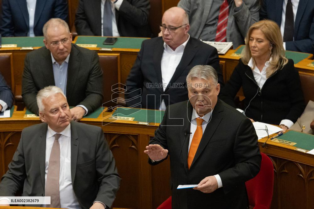 HUNGARY-BUDAPEST-PARLIAMENT-SWEDEN'S NATO BID-APPROVAL
