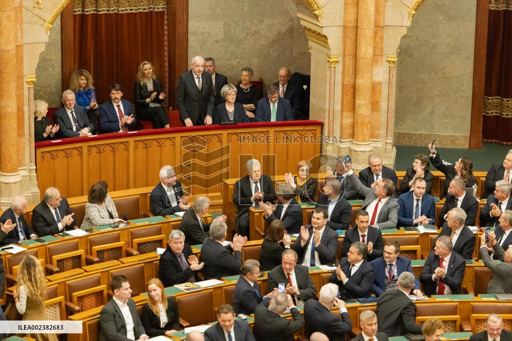 HUNGARY-BUDAPEST-NEW PRESIDENT