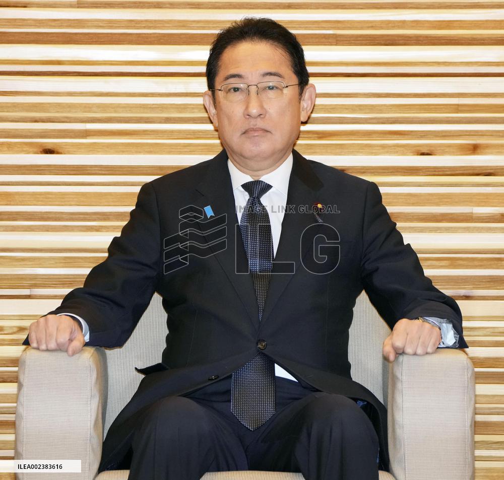 Japan PM Kishida at Cabinet meeting