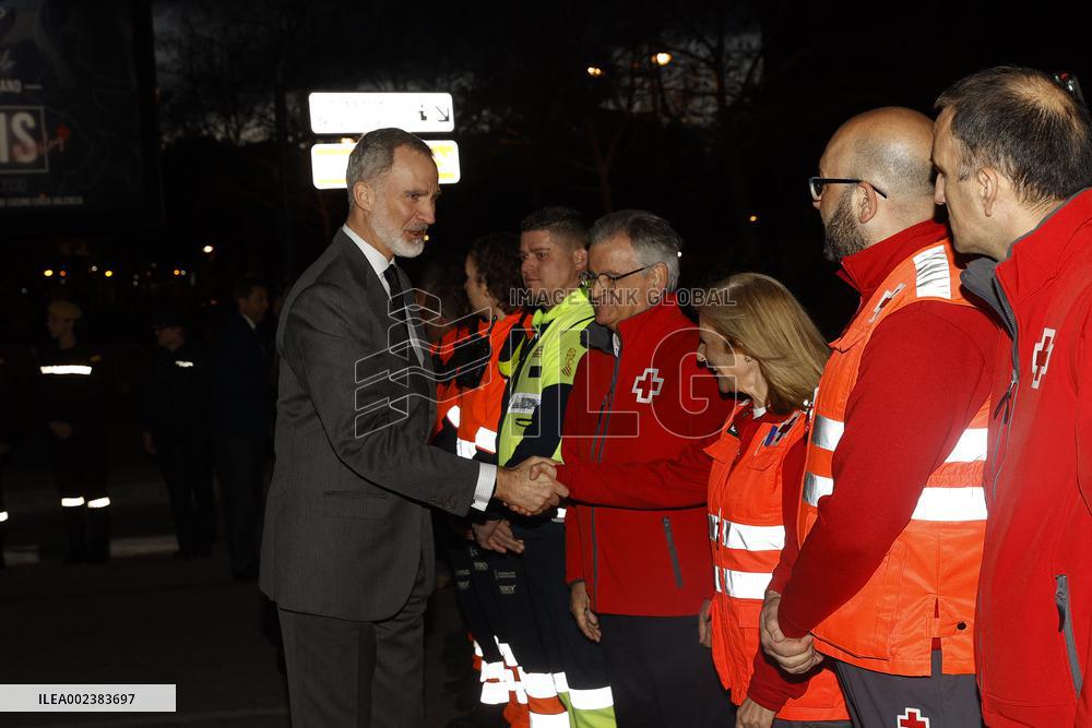 Royals Visit Valencia After The Fire - Spain