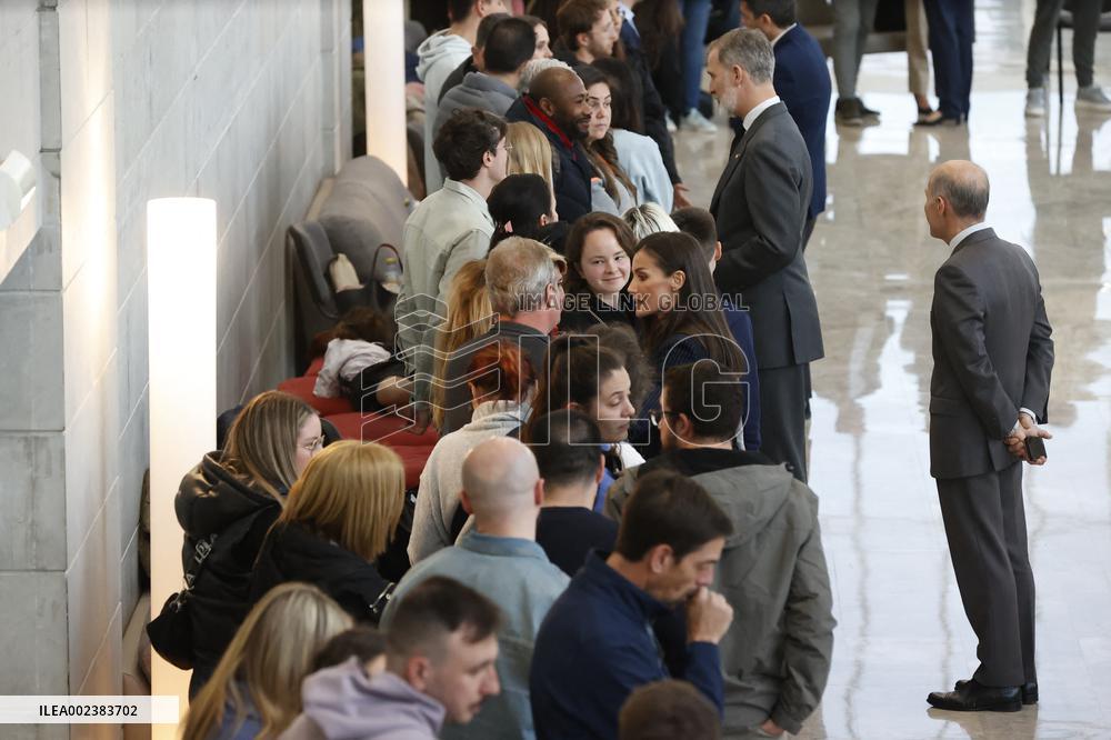 Royals Visit Valencia After The Fire - Spain
