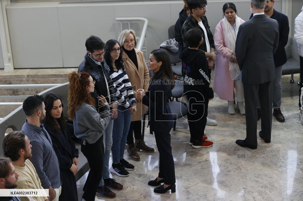 Royals Visit Valencia After The Fire - Spain