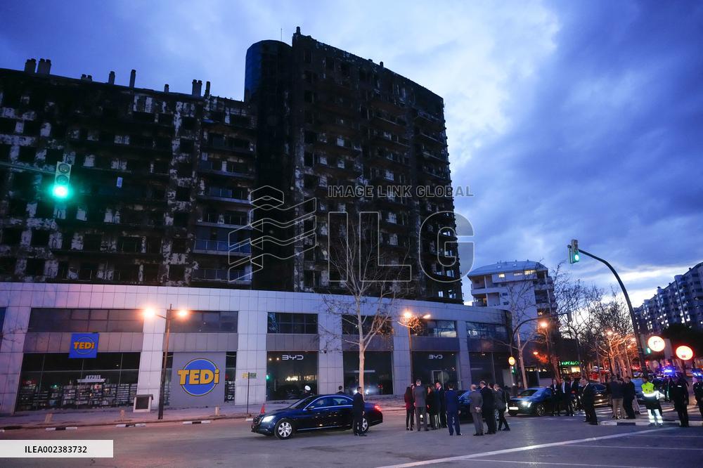 Royals Visit Valencia After The Fire - Spain