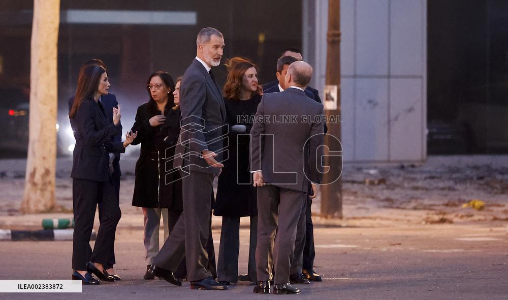 Royals Visit Valencia After The Fire - Spain