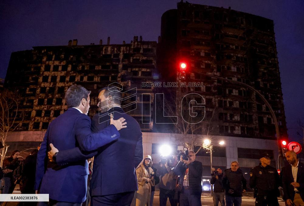 Royals Visit Valencia After The Fire - Spain