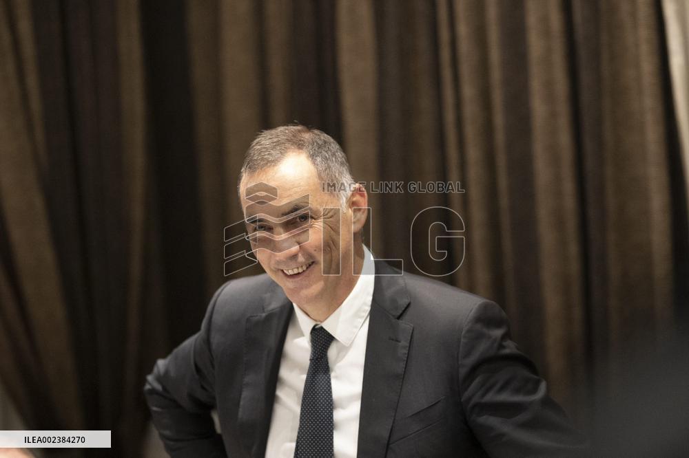 Leaders Of The Political Represented In Corsica Dinner - Paris