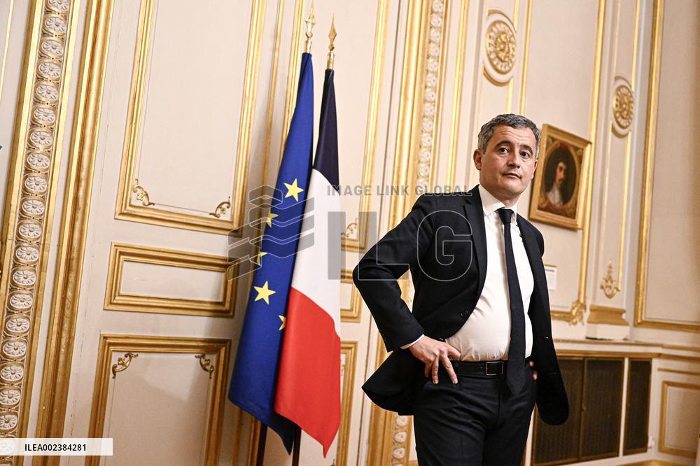 Gerald Darmanin At Forum De L'Islam De France Forum - Paris