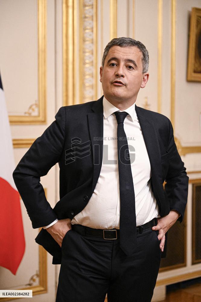 Gerald Darmanin At Forum De L'Islam De France Forum - Paris
