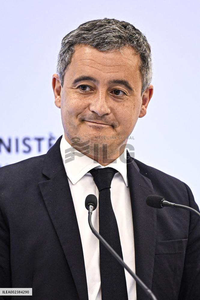 Gerald Darmanin At Forum De L'Islam De France Forum - Paris