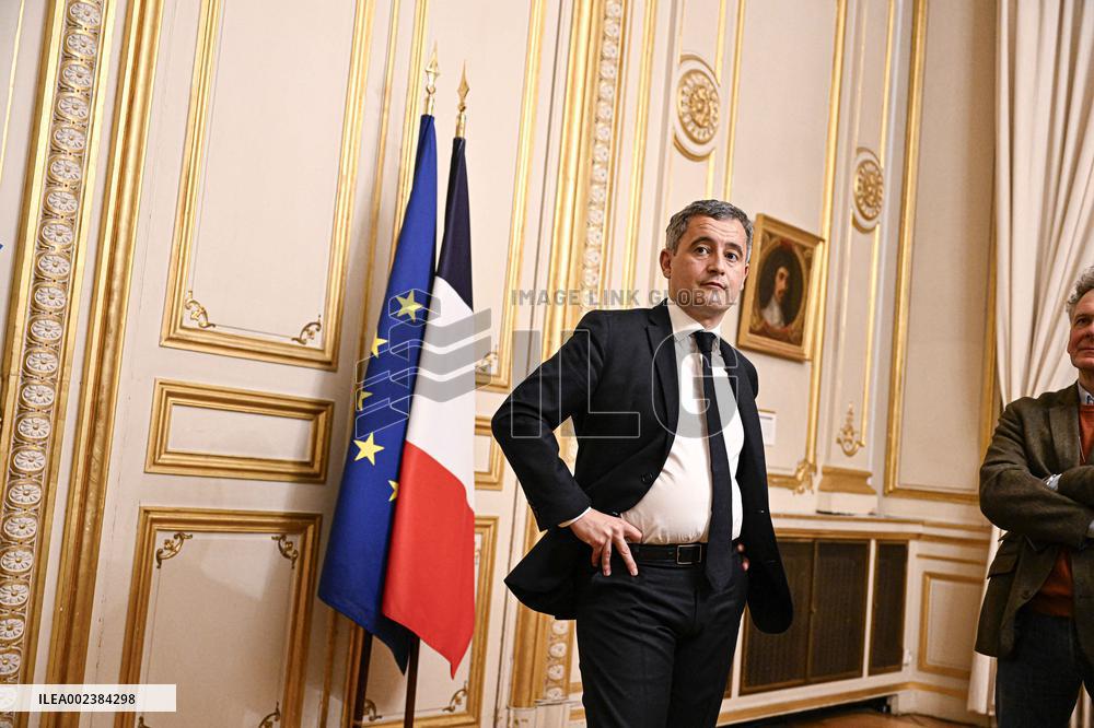 Gerald Darmanin At Forum De L'Islam De France Forum - Paris