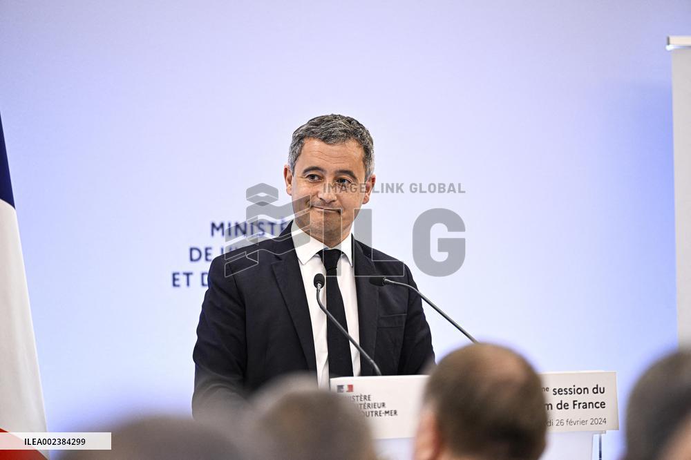 Gerald Darmanin At Forum De L'Islam De France Forum - Paris