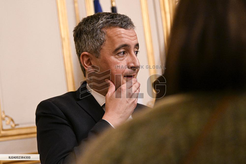 Gerald Darmanin At Forum De L'Islam De France Forum - Paris