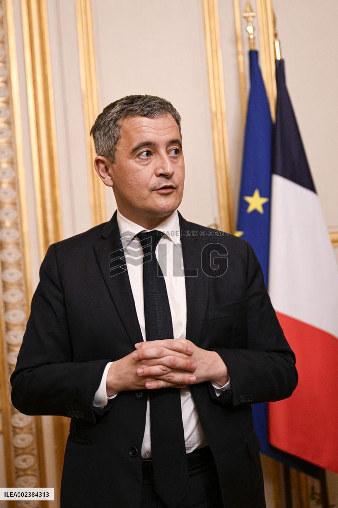 Gerald Darmanin At Forum De L'Islam De France Forum - Paris