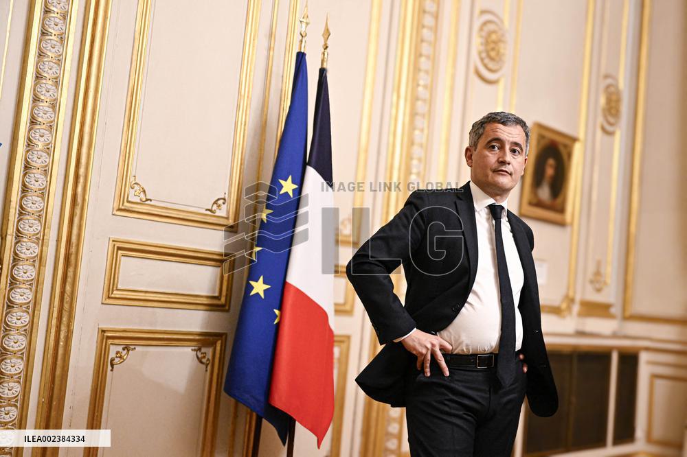 Gerald Darmanin At Forum De L'Islam De France Forum - Paris