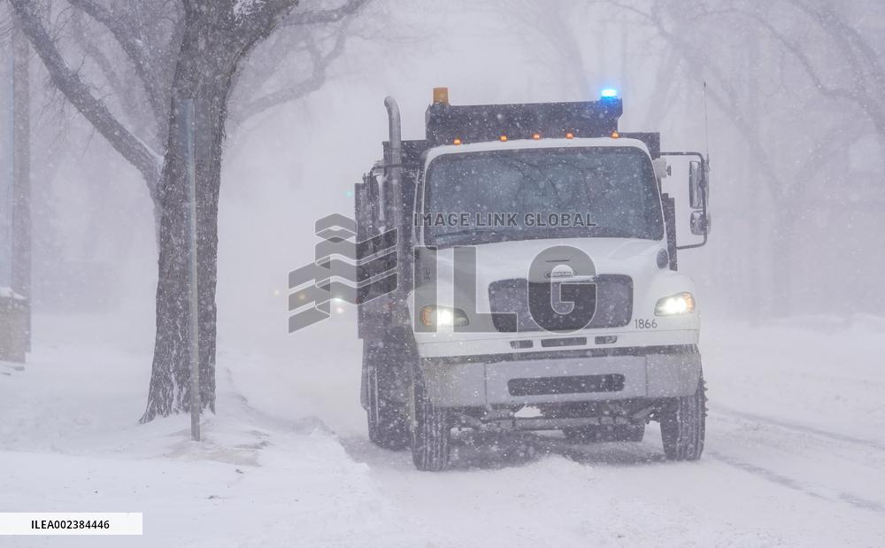 Winter Storm Bears Down On Saskatchewan - Canada