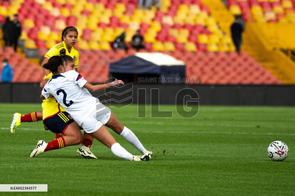 Colombia V USA Womens U20 Friendly Preparatory Match Before U20 World Cup
