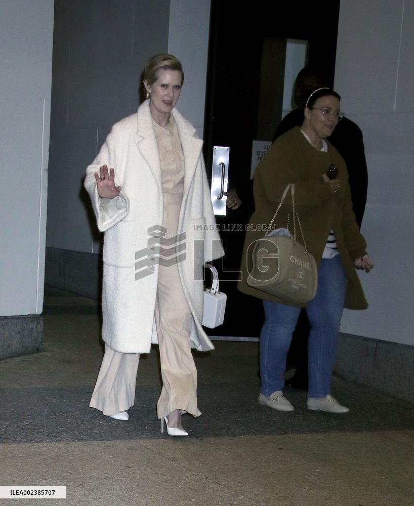 Cynthia Nixon On CBS Studios - NYC