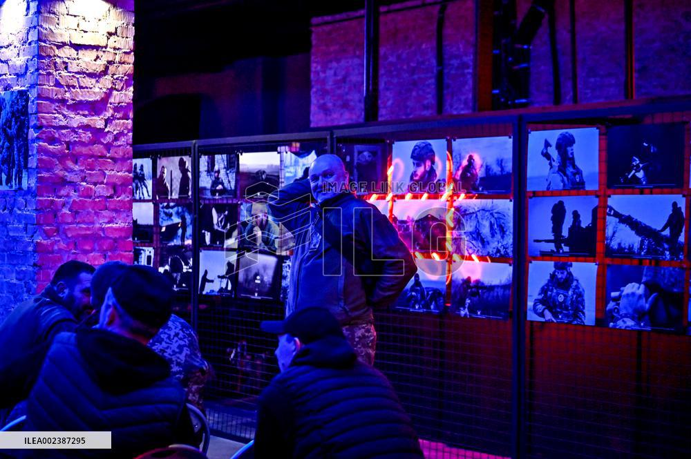 Photos taken by soldiers on front line exhibited in Zaporizhzhia