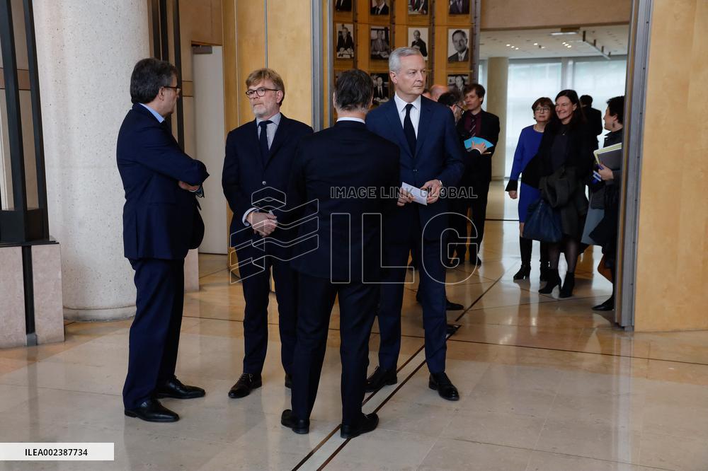 Meeting With FBF On Support Measures Of Agriculture At Bercy - Paris