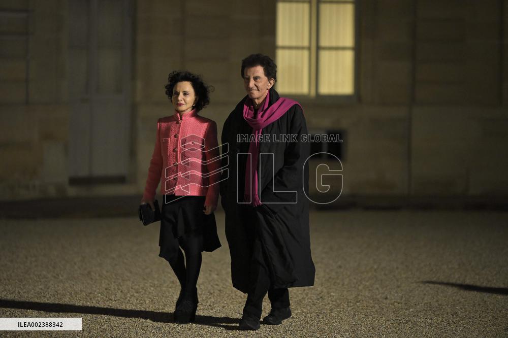 State Dinner in Honor of Qatar's Emir Sheikh Tamim bin Hamad al-Thani - Paris