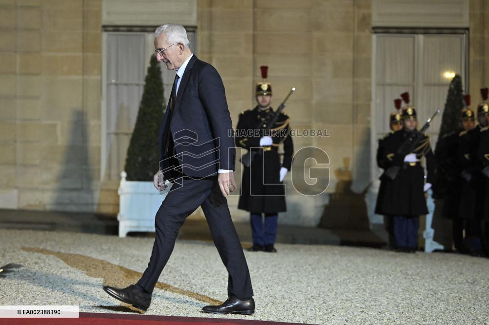 State Dinner in Honor of Qatar's Emir Sheikh Tamim bin Hamad al-Thani - Paris