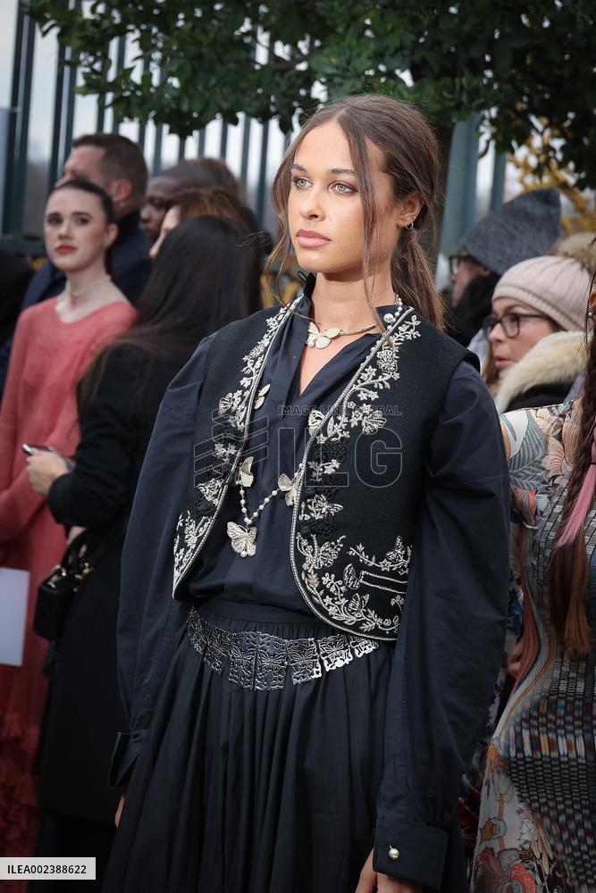PFW - Christian Dior - Arrivals - Paris Fashion Week - Womenswear Fall/Winter 2024-2025 NB